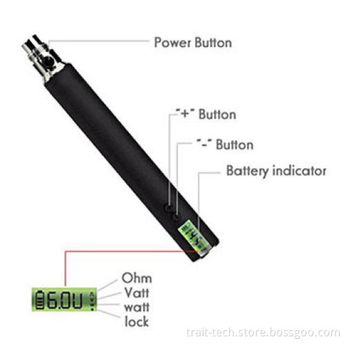 2014 multifunctional good A level EGOVV LCD battery adjustable voltage